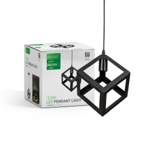 LED visilica Green Tech E27 x 1 kom, crna boja